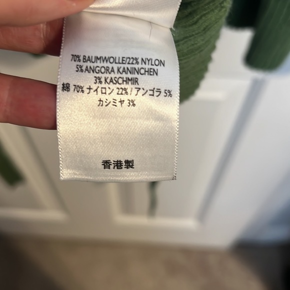 Eddie Bauer XL Belted cardigan with scalloped button down front - Picture 5 of 5